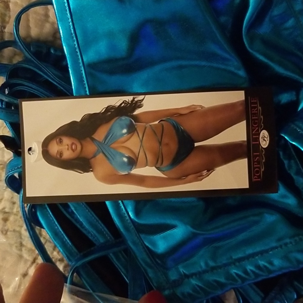 Blue shimmer dancewear